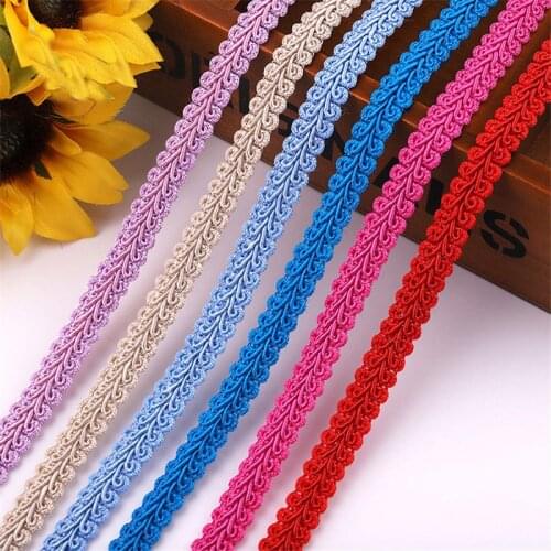 2 Yards Lace Trim Ribbon Centipede Braided Lace DIY Craft Sewing Accessories Wedding Decoration Fabric Curve Lace