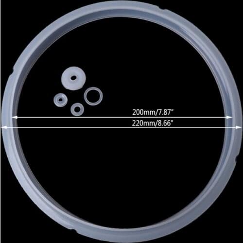 20cm Silicone Rubber Gasket Sealing Ring For Electric Pressure Cooker Parts 3-4L