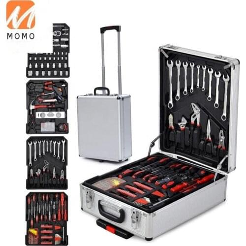 399 Pc Aluminum Tool Kit Suitcase Portable Hardware Combination Tool set for auto repair and maintenanc