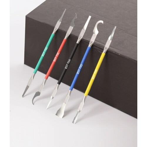 5 in 1 Mobile Phone Motherboard BGA Chip Remove Repair Knife Tool Pry IC Chip CPU Remover Glue Cleaner High Quality