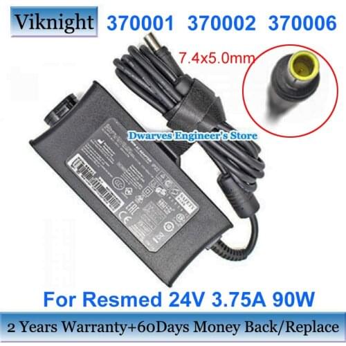 90W 370001 24V 3.75A AC ADAPTER IP22 For ResMed AIR SENSE S10 10 AIR CURVE S10 AIR SENSE 1 370002 370028 37015 R370-7232 DA90A24