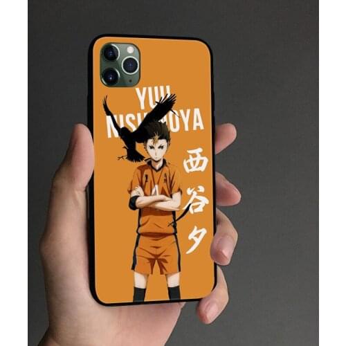 Haikyuu Nishinoya Yuu Phone case cover shell For iPhone SE 6s 7 8 Plus X XR XS 11 Pro Max Samsung S Note 8 9 10 20 Plus ultra