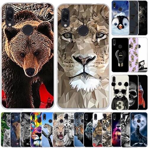 For Xiaomi Redmi Note 7 Case Soft TPU Silicon Phone Back Cover For Redmi Note 7 Case Etui Protective Bumper Fundas Coque Capas