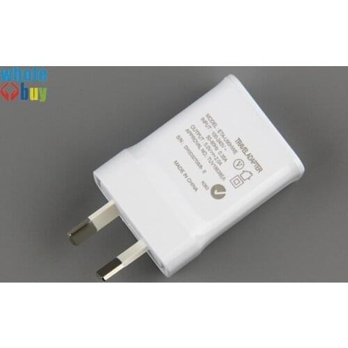For Samsung Galaxy S4 S5 N7100 5V 2A AU Wall Charger Home AC Travel Adapter wall charger plug for samsung S8 S9 100pcs/lot