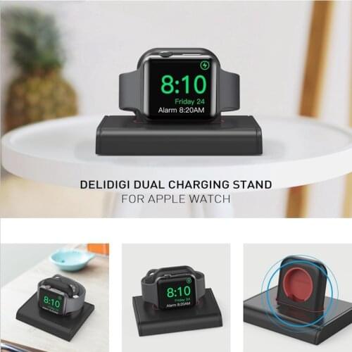 Dual ABS Charging Dock For Apple Watch Series 6/Se/5/4/3/2/1(44/42/40/38mm)