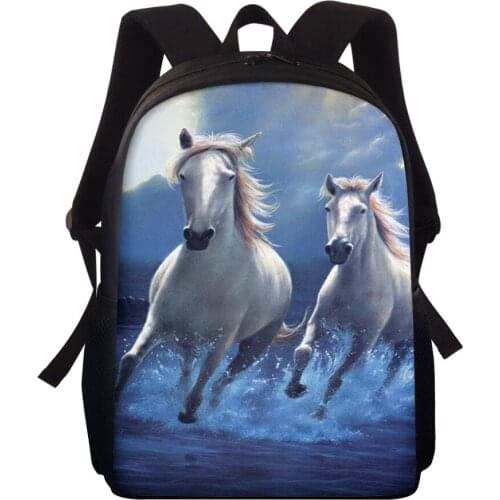 HYCOOL Children School Bags For Boys Girls Animal Horse School Backpacks Kids Schoolbag Kids Satchel Knapsack Mochila Escolar