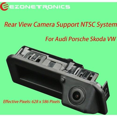 Ezonetronics Waterproof Car Trunk Handle Reverse Backup Camera for Audi Q2 A5 Q5L Q2L A6L Q3 Porsche Cayenne Skoda KODIAQ KAROQ VW