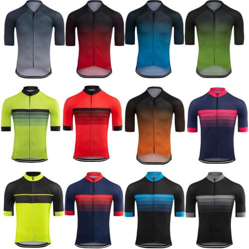 Custom Pro Cycling Jersey Classic Men Summer Clothing Short Sleeve Retro Bike Wear Gear Simple 12 Styles