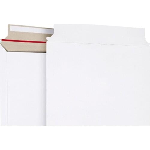 10PCS 250x160mm Mailjackets Rigid Mailers Self-Seal Stay Flat Photo Packaging Paperboard Envelopes ,Document Cardboard Mailers