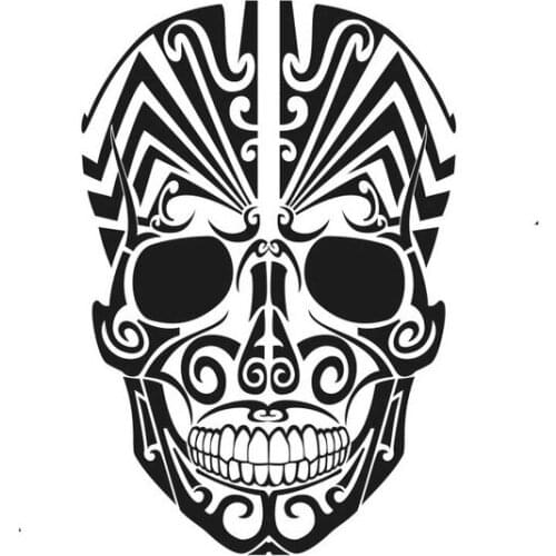 Cool skull Terrible Bumper Sticker Caretive Vinyl Car Decals Decor Removable L501