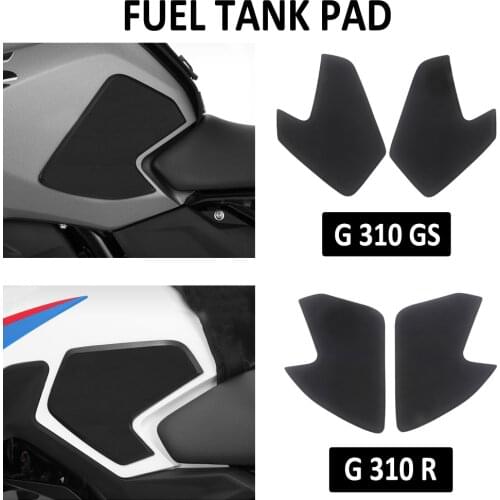 NEW Motorcycle Non-slip Side Tank Knee Pads Set Grip Anti Slip Fuel Tank Pad Protection Stickers For BMW G310GS G 310 R GS G310R