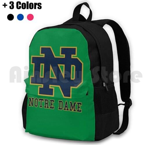 Notre Dame , Fightin Irish Nd Outdoor Hiking Backpack Riding Climbing Sports Bag Nd Notre Dame Football Fighting Irish Irish