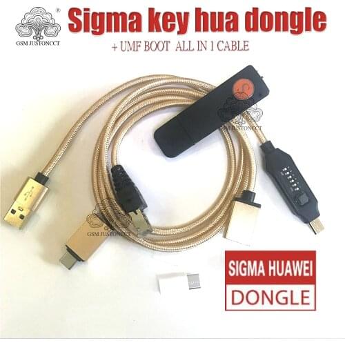 NEW Original SigmaKey Sigma key Dongle Huawei Edition +UMF ALL BOOT in one CABLE