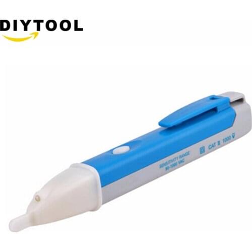 Socket Wall AC Power Outlet Voltage Detector Sensor Tester Electric Test Pen LED Light Voltage Indicator 90-1000V