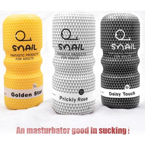 Snail cup Male masturbator pocket pussy sex toys for men adult sex toy for man vagina anal oral