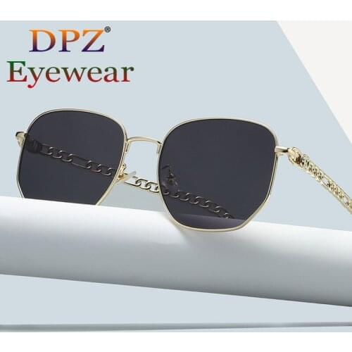 2021 New fashion retro personality mens Pilot sunglasses trendy womens big frame brand design sunglasses Oculos De Sol