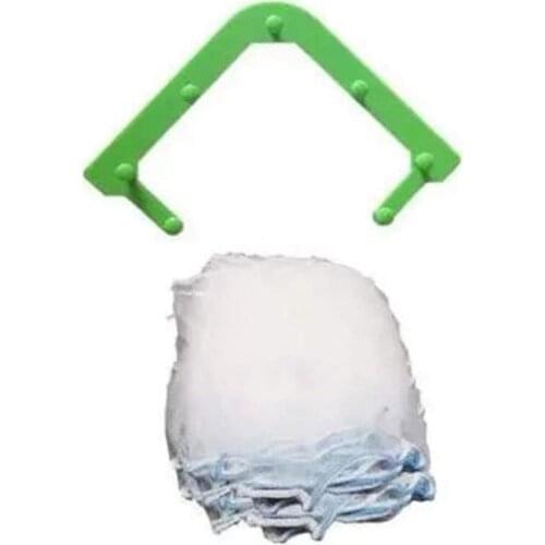 Tri-Holder Filter,Sink Strainer Bag Sink Net,Triangular Mesh Hanging Net Bag for Sink,Kitchen Leftovers Filter Basket