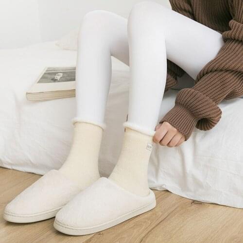 3pairs/set Winter Warmer Women Thicken Thermal Wool Cashmere Snow Socks Seamless Velvet Boots Floor Sleeping Socks