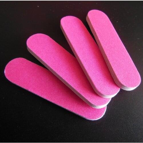 50 pcs mini nai file baby nail file pink nail emery board nail tool personalized nail file