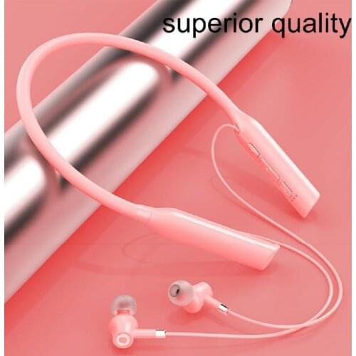 Wireless Bluetooth Headset Neck-worn Sports Stereo Headset With Large Capacity For Cartoon Plug-in Sports Headset