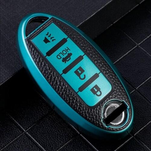 4 Buttons Soft TPU Car Remote Key Case Cover Shell For Nissan Qashqai X-Trail T32 T31 Juke J10 J11 Kicks Tiida For Infiniti