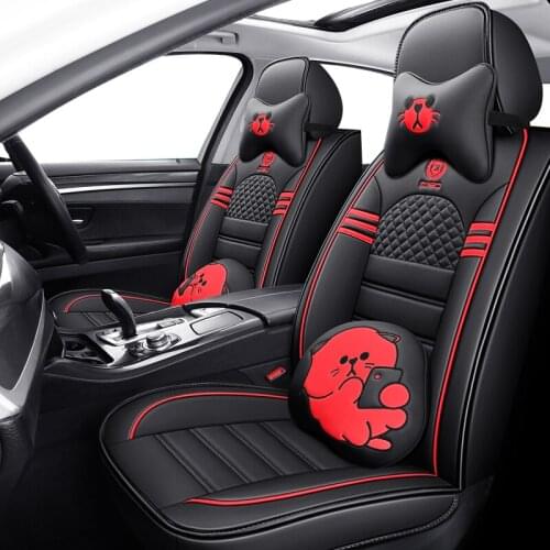 KAHOOL leather car seat covers For nissan qashqai almera note x-trail leaf patrol y61 juke leaf teana navara rogue car seats