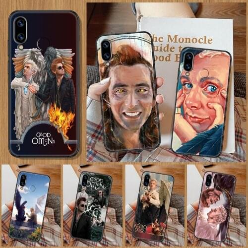 Good omens Phone Case For Huawei Honor 6A 7A 7C 8A 8X 8 9 9X 10 10i 20 Lite Pro black painting shell art hoesjes luxury back