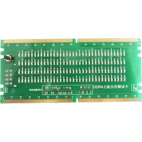 DDR4 Test Card RAM Memory Slot Out LED Desktop Motherboard Repair Analyzer Tester