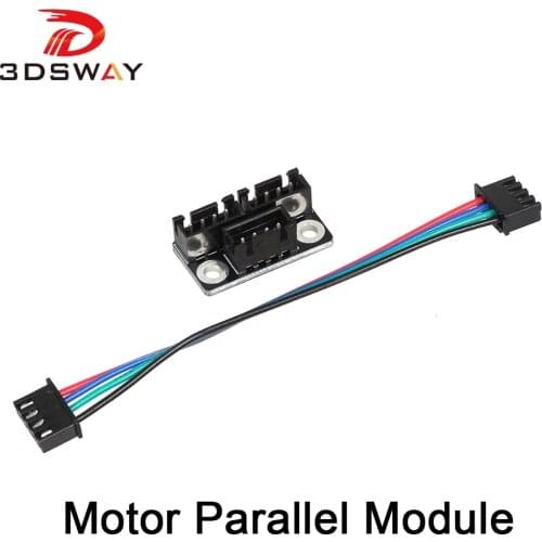 3DSWAY 3D Printer Parts Motor Parallel Module for Double Z Axis Dual Z Motors for Lerdge 3D Printer Board