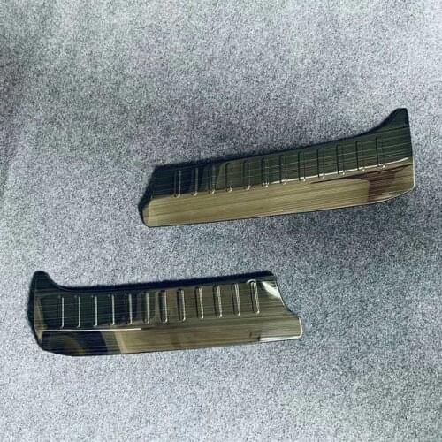 For 2021 Nissan NOTE Stainless Steel Interior Rear Trunk Bumper Protector Sill Trim Tail Trunk Guard Pedal Cover Car Accessories