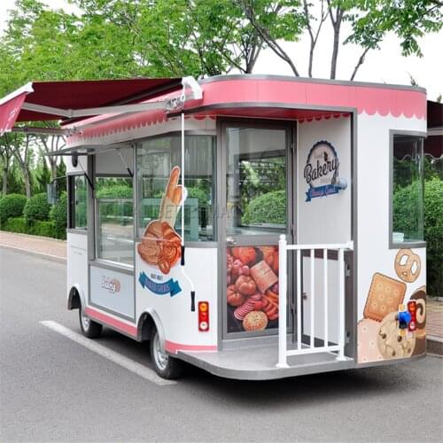 Food Bus Coffee Van Juice Vending Cart Hot Dog Candy Waffle Candy House Ice Cream Truck Sale