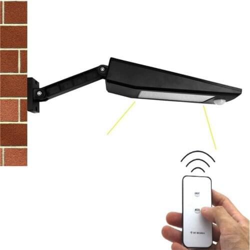 Gylbab 900lm Led Solar powered Light Outdoor bulb Lighting floodlight For Garden Wall 48 leds Four Modes Rotable Pole Solar Lamp