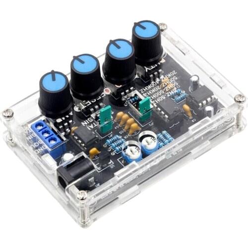 Icl8038 Signal Generator Diy Kit Sine e Square Sawtooth Output 5Hz~400Khz Adjustable Frequency Amplitude