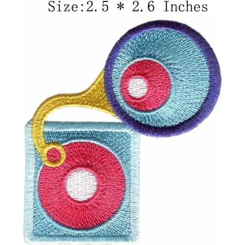 The beauty of the horn 2.5"wide embroidery for tactical patch/apliques de cabelo/shakhtar donetsk