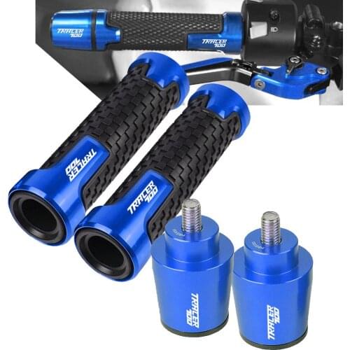 Motorcycle Accessories 7/8" 22MM Handlebar Grips Handle Bar Cap End Plugs For Yamaha Tracer 700 TRACER700 2016 2017 2018-2020