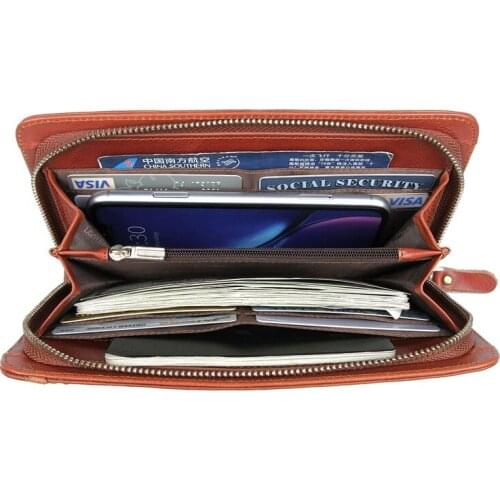 Mens Wallets Day Clutches Bags Genuinel Leather Money Clips Card Holders Standard Wallet Bags
