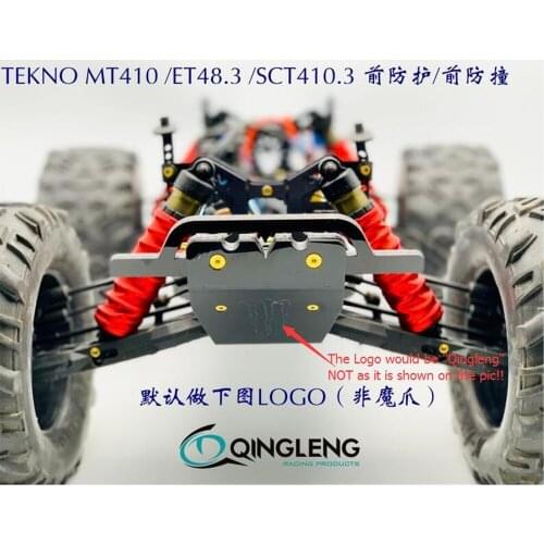 Nylon front bumper protection for TEKNO MT410 EB48.4 SCT410.3