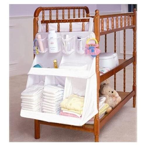 Portable Newborn Baby Crib Bed Hanging Bag Infant Bedside Nappy Diapers Organizer Bag Bebe Bedding Clothes Storage Rack Cradle