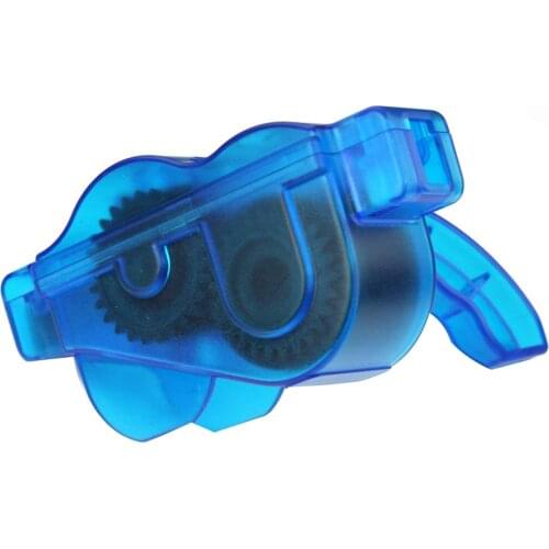 Portable Bicycle Chain Cleaner Bike Clean Machine ABS Wash Tool Mountain Blue Plastic Cycling Home Cleaning Accessories New