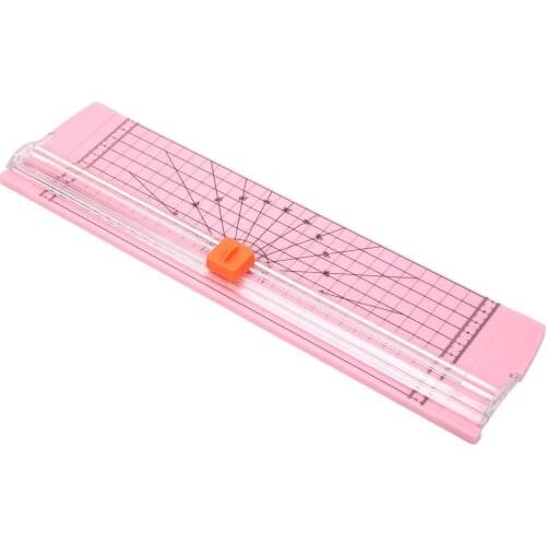 Plastic Base Paper Cutter with Scale Paper Guillotine Cutting Machine Paper Trimmer Blades Office Home Art Crafts Tools