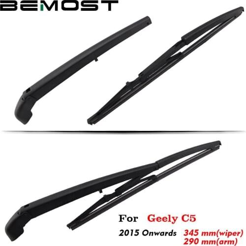 BEMOST Auto Car Rear Windshield Windscreen Wiper Arm Blade Soft Natural Rubber For Geely C5 345MM Hatchback 2015 2016 2017 2018