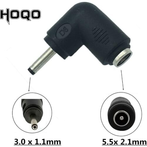 10pcs DC Power 5.5mm x 2.1mm Female to 3.0mm x 1.1mm Male CONNECTOR ADAPTER Plug