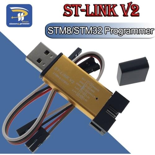 ST-Link V2 stlink mini STM8 STM32 ST LINK Simulator Download Programming With Cover