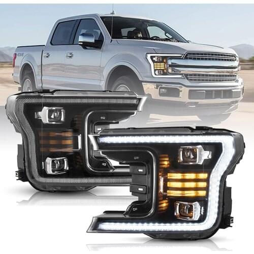 LED Headlights for Ford F150 2017-UP TT-ABC DRL Car Head Light Assembly Signal Auto Accessories Lamp