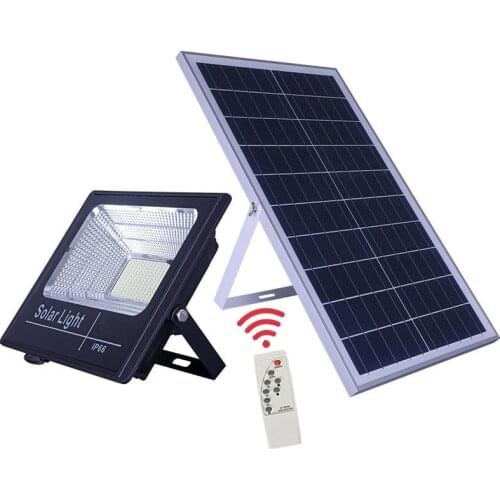 200W Solar LED Light Waterproof Outdoor Garden Lamp Remote Control Extension Cable Street Lighting