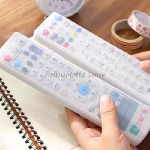 TV Air Condition Remote Controler Universal Silicone Protector Case Cover Skin Waterproof Pouch Bag Remote Controler 1pc