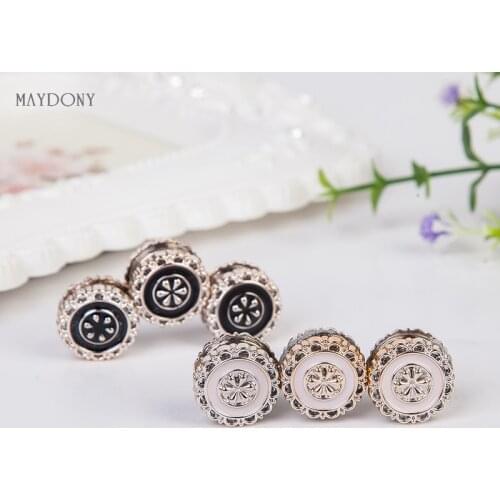 XT106 Fashion Headwear Scarf Magnet Brooch Flower Muslim Hijab clips