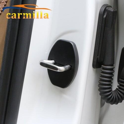 4Pcs/Set ABS Car Door Lock Protective Cover Case for Audi A8L A4L A4 A5 A6L A6 A7 S5 Q3 Q5 TT TTS Car Covers Auto Accessories
