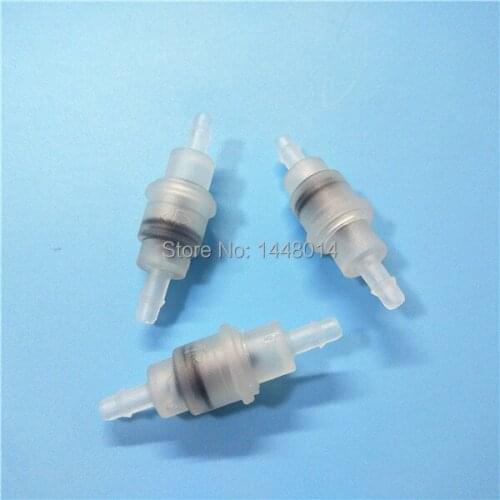 10pcs/lot Wide format solvent printer Allwin Human Xuli ink tube plastic valve Original new JYY Non-return one way hose valve