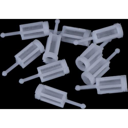 10pcs Plastic Gravity Type Spray Gun Spray Filter Pot Diameter 11mm length 36mm Woodworking High Quality New Arrival